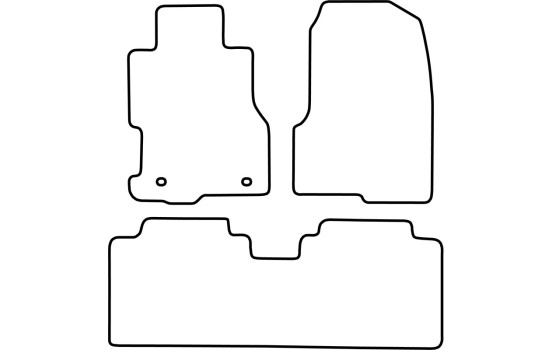 Tapis de sol adaptés aux Honda Civic 5 portes 2004-2006, Image 2