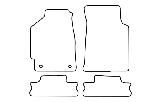 Tapis de sol adaptés aux Honda CRX 1988-1992, Image 2