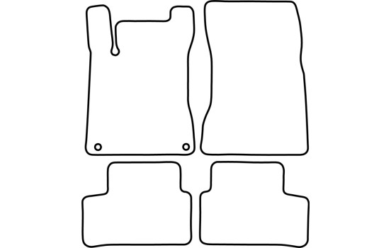 Tapis de sol adaptés aux Mercedes Classe A W177 (à partir de 2018) et Classe B, Image 2