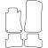 Tapis de sol adaptés aux Mercedes Classe C W203 (2000-2007), Vignette 2