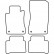 Tapis de sol adaptés aux Mercedes Classe E W211 (2006-2009), Vignette 2