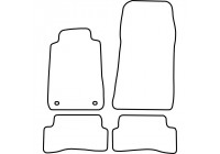 Tapis de sol adaptés aux Mercedes CLK W208 (1997-2002)