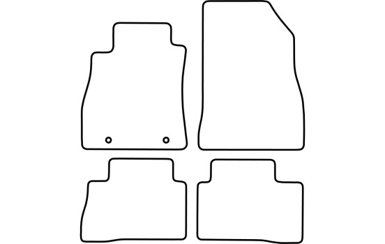 Tapis de sol adaptés aux Nissan Juke 2010-2014, Image 2