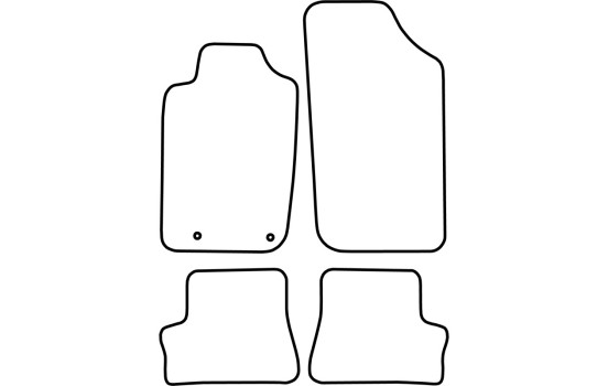 Tapis de sol adaptés aux Peugeot 206 CC (2001-2007), Image 2