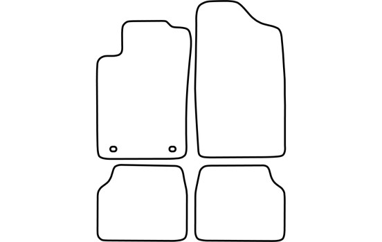 Tapis de sol adaptés aux Peugeot 405 (1987-1996), Image 2