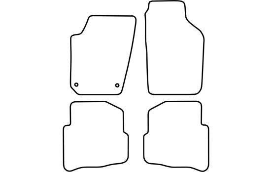 Tapis de sol adaptés aux Seat Ibiza 2004-2008 / Cordoba 2004-2002, Image 2