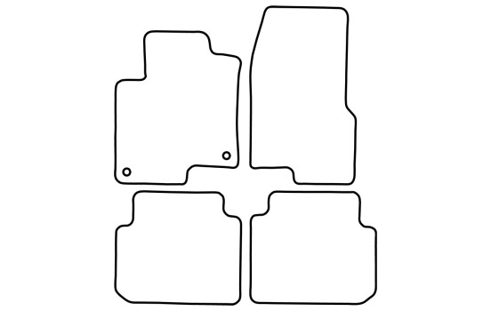 Tapis de sol adaptés aux Smart ForFour 2004-2006, Image 3