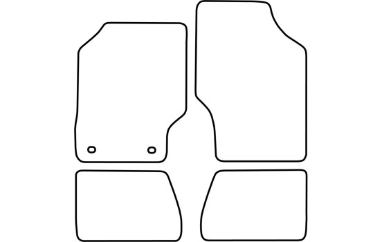 Tapis de sol adaptés aux Subaru Justy 1984-1997, Image 2