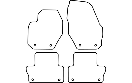 Tapis de sol adaptés aux Volvo XC60 à partir de 2008, Image 2