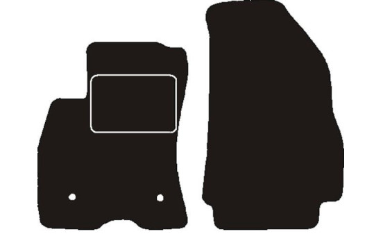 Tapis de sol avant adaptés à Fiat Doblo Cargo 2015 -
