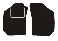 Tapis de sol avant pour Fiat Strada Pickup 2002 -