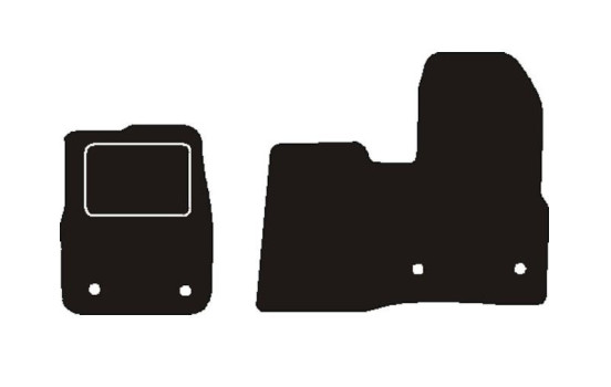 Tapis de sol avant pour Ford Transit Custom 2016-2019