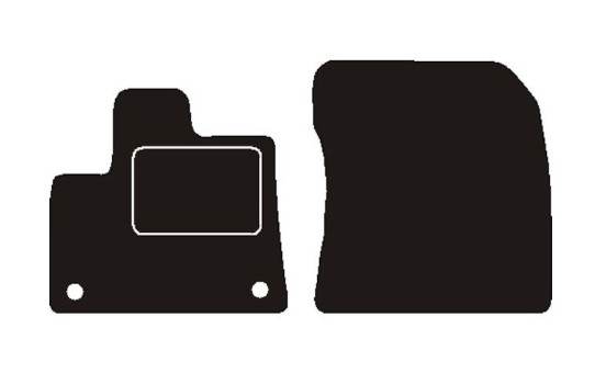 Tapis de sol avant pour Toyota Proace City 2020-