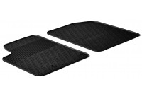 Tapis de Sol en Caoutchouc Citroen Berlingo / Peugeot Partner de 2002 à 2008 (profil G en 2 parties + clips de montage)
