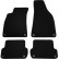 Tapis de sol en velours adaptés à l'Audi A4 2005-2008 (lot de 4)