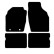 Tapis de sol en velours adaptés à l'Opel Agila A 2000-2002 (lot de 4)