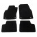 Tapis de sol en velours adaptés à l'Opel Astra H 2004-2010 4 portes