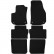 Tapis de sol en velours adaptés à l'Opel Zafira B 2005-2011 (6 pièces)