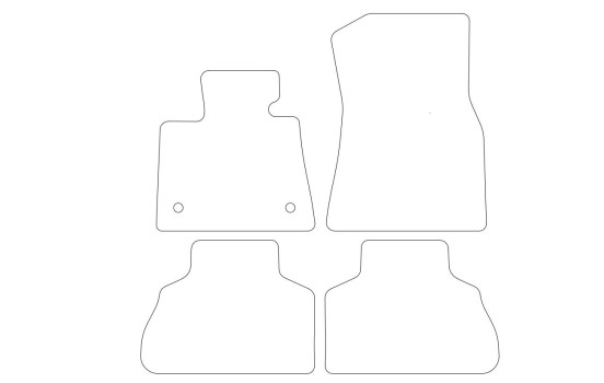 Tapis de sol en velours adaptés à la BMW X5 G05 2019- (lot de 4), Image 2