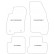 Tapis de sol en velours adaptés à la Fiat Punto 2007-2009 (lot de 4), Vignette 2