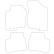 Tapis de sol en velours adaptés à la Kia Pro Cee'd 2011- (lot de 4), Vignette 2