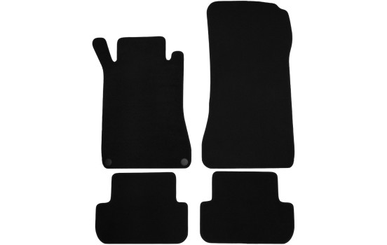 Tapis de sol en velours adaptés à la Mercedes-Benz CLK W209 2002-2002