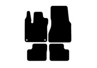 Tapis de sol en velours adaptés à la Renault Twingo III 2014-4ème génération