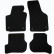 Tapis de sol en velours adaptés à la Seat Leon 2008-2012 (lot de 4)