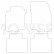 Tapis de sol en velours adaptés au Nissan X-Trail 2014- (lot de 4), Vignette 2