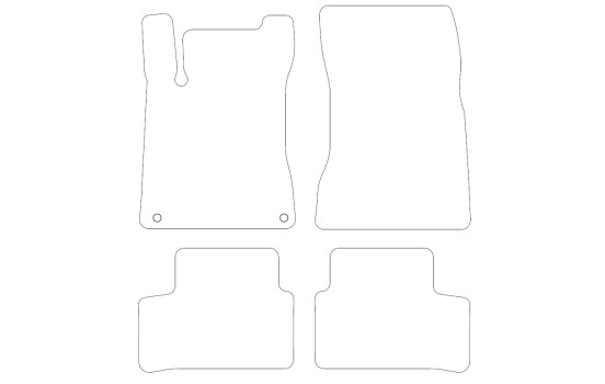 Tapis de sol en velours adaptés aux Mercedes-Benz Classe A W177 2018-, Image 2