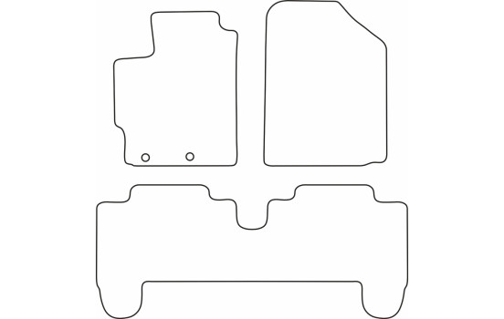 Tapis de sol en velours adaptés aux Toyota Yaris 3/5, Image 6