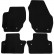 Tapis de sol en velours adaptés aux Volvo V70/XC70 2007- (lot de 4)