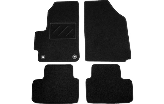 Tapis de voiture adaptés à Chevrolet Matiz 2005-2011, 4 pièces