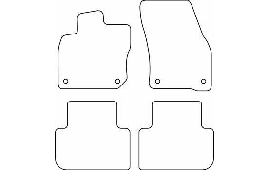 Tapis de voiture adaptés à Cupra Terramar (KP1) 2024-, Image 2