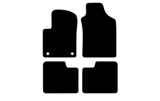 Tapis de voiture adaptés à Fiat 500 2007 - 2012