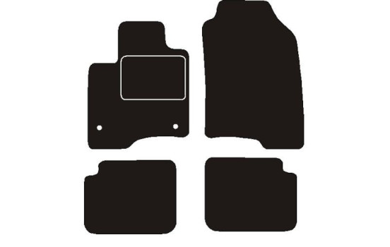 Tapis de voiture adaptés à Fiat Panda Hybrid 2020 -