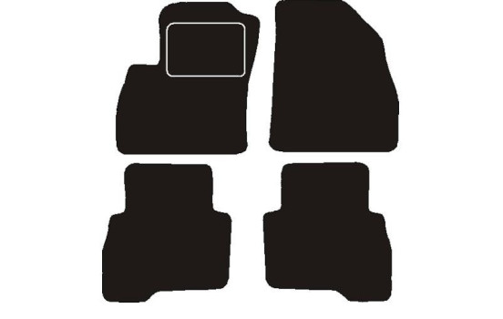 Tapis de voiture adaptés à Fiat Qubo 2008 -