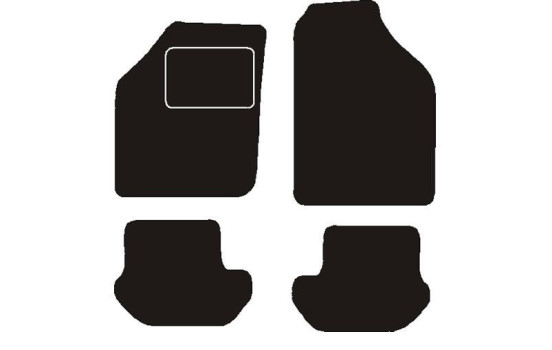 Tapis de voiture adaptés à Ford Ka 2004 - 2008