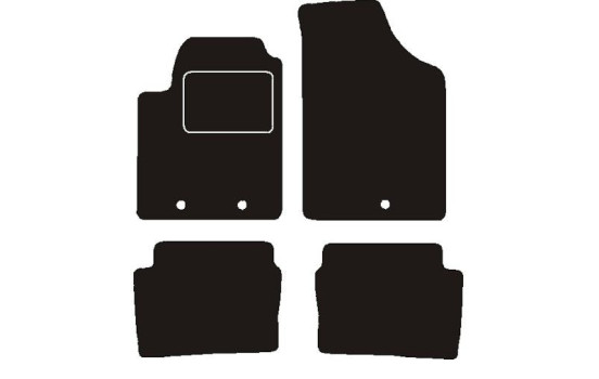 Tapis de voiture adaptés à Hyundai i10 2009 -