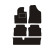 Tapis de voiture adaptés à Hyundai Santa Fe 7 personnes 2006 - 2013