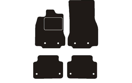 Tapis de voiture adaptés à Jaguar XF Sportbrake 2012 - 2015
