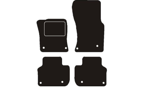 Tapis de voiture adaptés à Jaguar XF / XF Sportbrake 2015 -