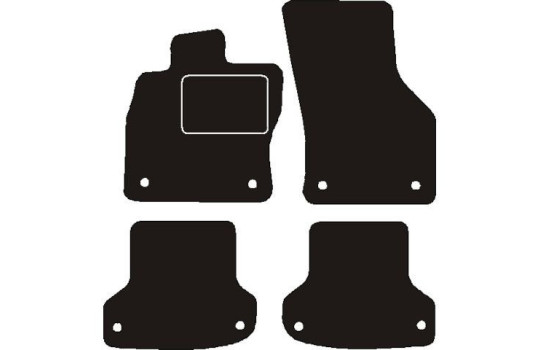 Tapis de voiture adaptés à l'Audi A3 Sportback 8PA 2004 - 2013