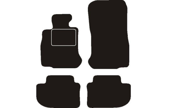 Tapis de voiture adaptés à la BMW F06 (Série 6) Gran Coupé 2012-2018