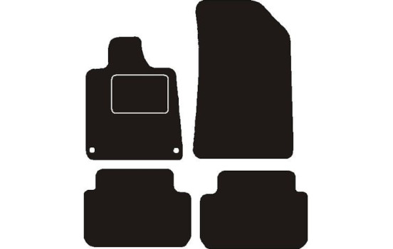 Tapis de voiture adaptés à la Peugeot 407 coupé 2006-