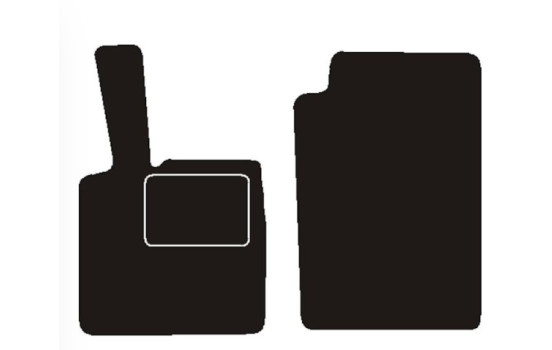 Tapis de voiture adaptés à la Smart Fortwo Passion W451 2007-2014