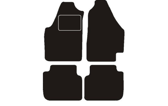 Tapis de voiture adaptés à Lancia Musa 2004 -