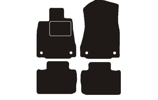 Tapis de voiture adaptés à Lexus IS 2015 -