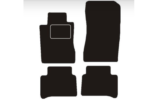 Tapis de voiture adaptés à Mercedes-Benz W219 Classe CLS 2004 - 2010