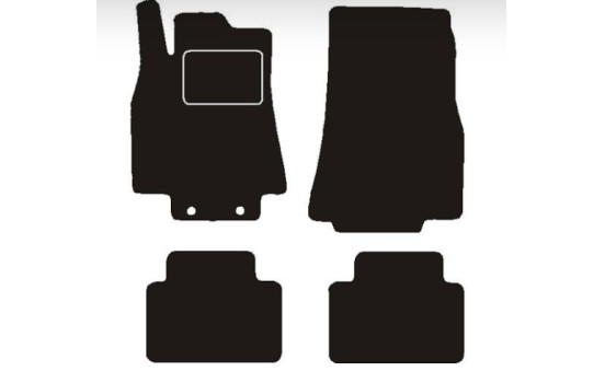 Tapis de voiture adaptés à Mercedes W169 Classe A 2004 -> avec montage d'origine